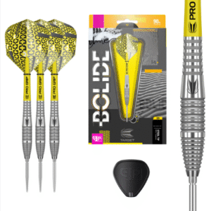 target bolide 05 90% tungsten swiss point steel tip darts