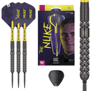 target luke littler 90% tungsten swiss point steel tip darts