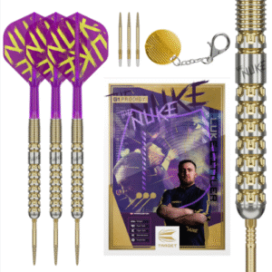 luke littler g1 prodigy 90% tungsten sp steel tip darts by target