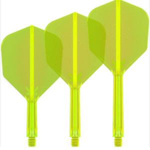 target k flex neon yellow no6 one piece flights