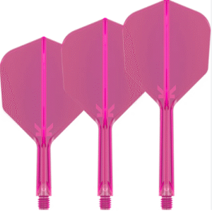 target k flex neon pink no6 one piece flights