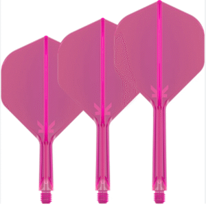 target k flex neon pink no2 one piece flights