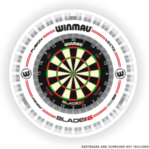 winmau plasma ice 360° dartboard light