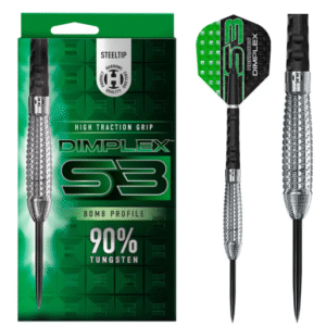 harrows dimplex s3 bomb 90% tungsten steel tip darts