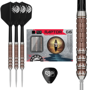target japan prime series raptor g6 90% tungsten sp steel tip darts