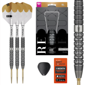 target redux 01 90% tungsten sp steel tip darts