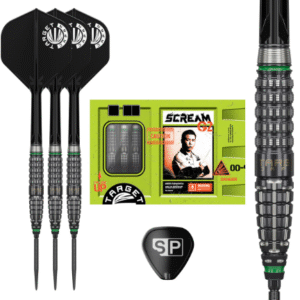 target japan prime series scream g2 90% tungsten sp steel tip darts