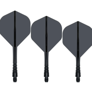 mission force 90 vortex moulded flight & shaft standard no2 clear black