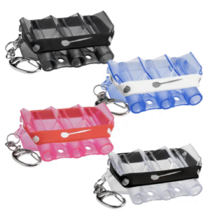 l style krystal clear black flight case