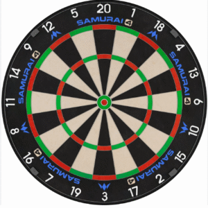 mission samurai 4 dartboard professional knife wire white spider