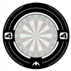 mission darts samurai 4 surround white edition