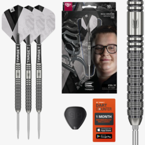 target beau greaves g1 90% tungsten sp steel tip darts