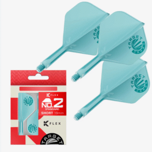 target japan logo aqua k flex no2 integrated flights & shafts