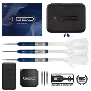 harrows geo parallel 90% tungsten qp steel tip darts