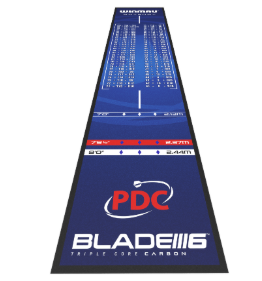 winmau pro zone outshot dart mat