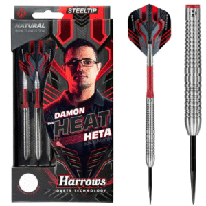 harrows damon heta series 1 natural 90% tungsten qp steel tip darts