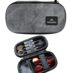 mission force 90 dart case eva moulded wallet limited edition slim grey denim