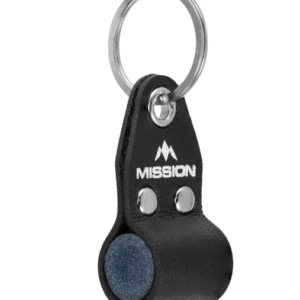 mission dart sharpener round stone inside keyring black