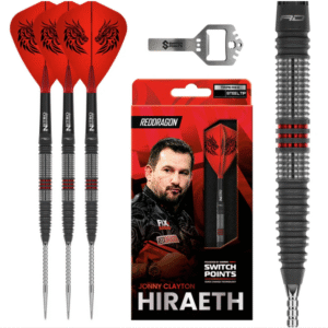 red dragon jonny clayton hiraeth 90% switch point darts