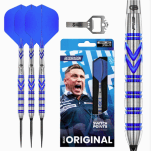 red dragon gerwyn price iceman blue 90% switch point darts