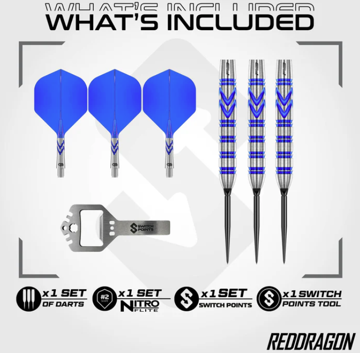 red dragon gerwyn price iceman blue 90% switch point darts red dragon gerwyn price iceman blue 90% switch point darts